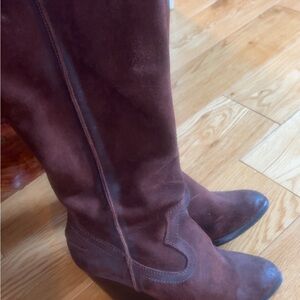 Frye Women's Brown Heeled Boots
